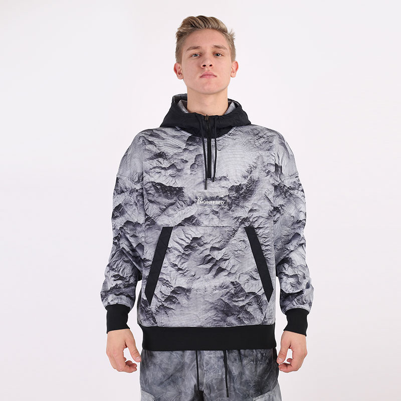 Мужская толстовка Jordan 23 Engineered Printed Pullover Hoodie (CU9148-100)  - цена, описание, фото 2